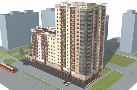 Жилое здание пристроенное