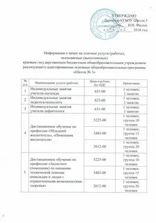 Положение о ценах на товары