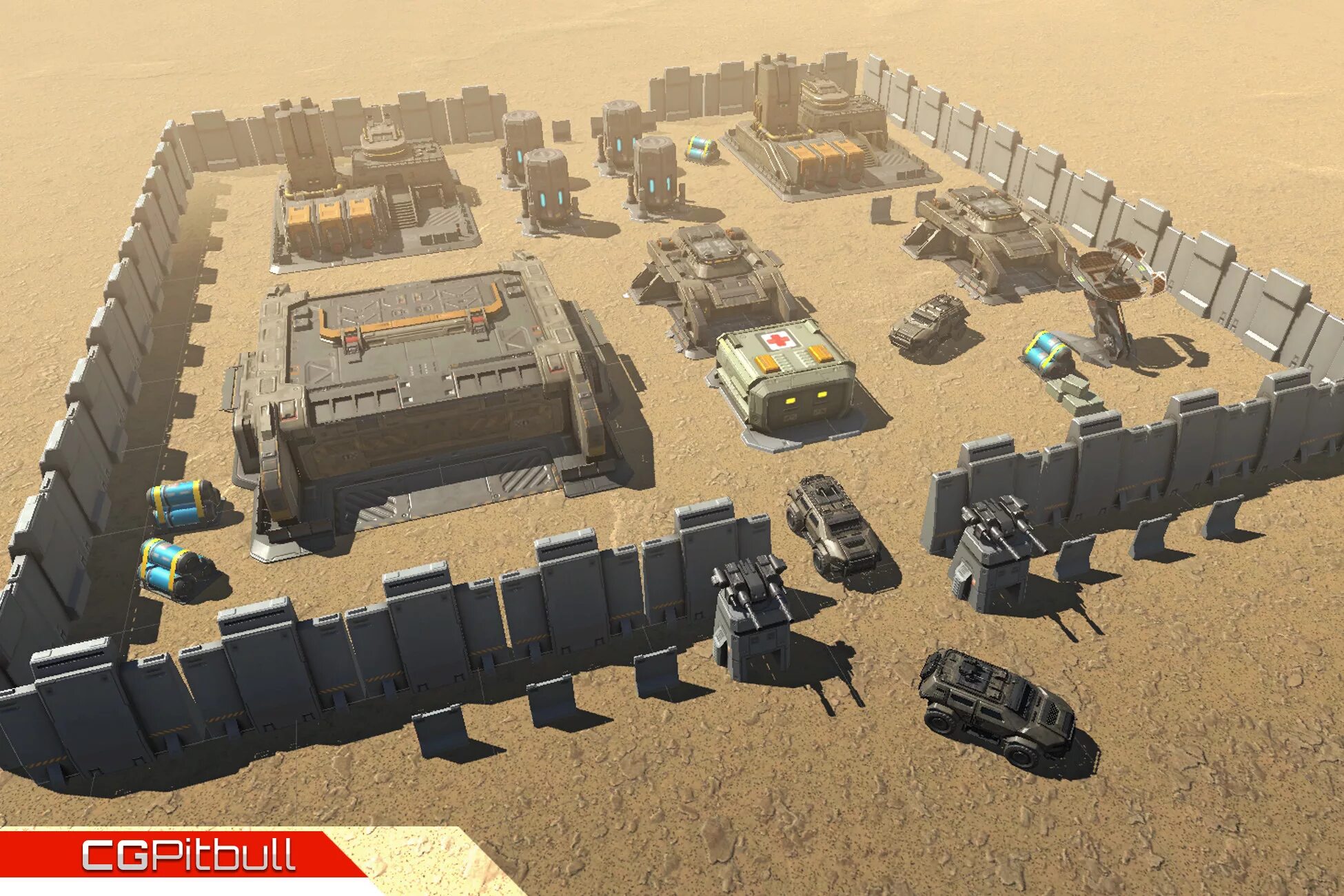 The base game. Sci-fi military base. military base буквы. ассета игра. ртс милитари стратегии.