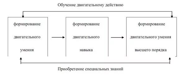 Обучение двигательным действиям детей