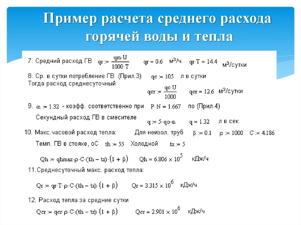 Расчет расхода воды калькулятор. Пример расчета расхода воды. Расчет расхода воды на горячее водоснабжение. Расчет стоимости горячей воды. Часовой расход воды.