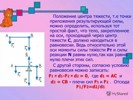 Шар на стержне силы