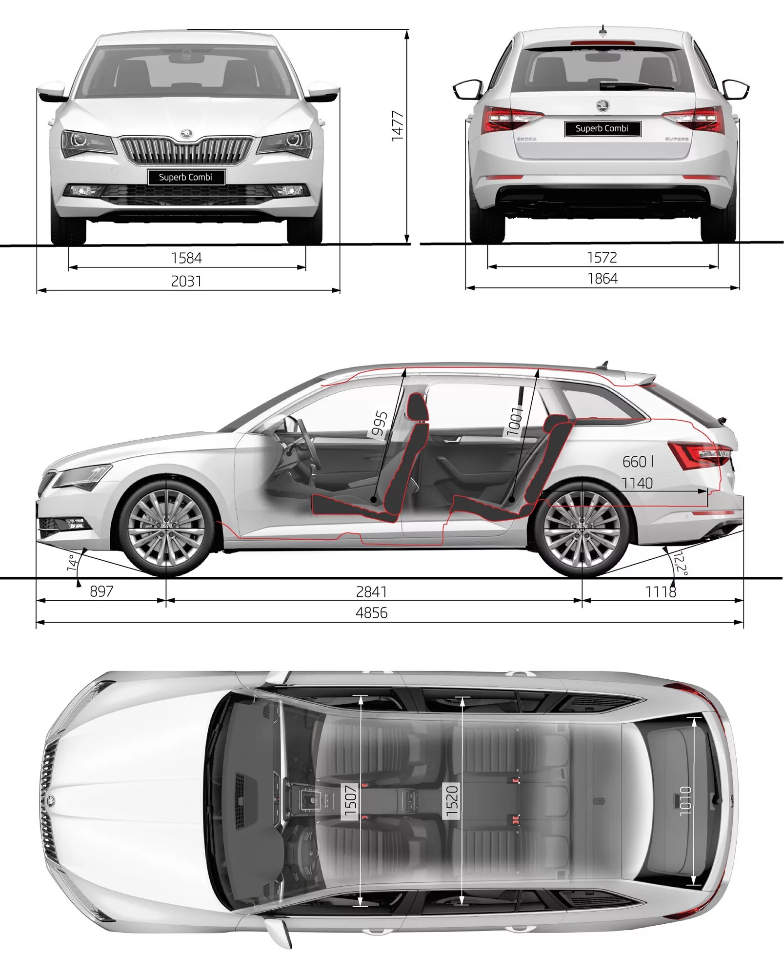 Skoda octavia габаритные размеры. Габариты Шкода Суперб 2. Габариты Фольксваген Пассат б8. Фольксваген Пассат б7 универсал габариты. Skoda Octavia универсал чертеж.