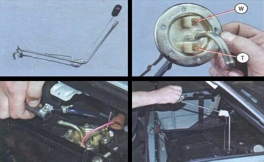 Как подключал вазовский датчик бензина - Москвич 412, 2,5 л, 1974 года электрони