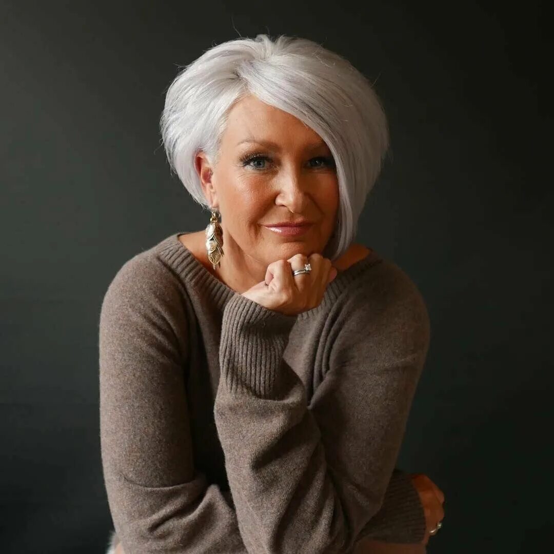 стрижка женская модная 55