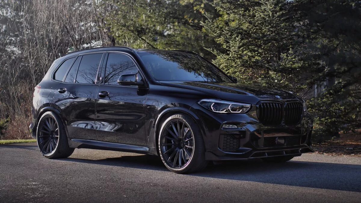 Обои на рабочий стол тюнинг автомобилей AC Schnitzer ACS5 5.0d BMW X5 M50d G05 -