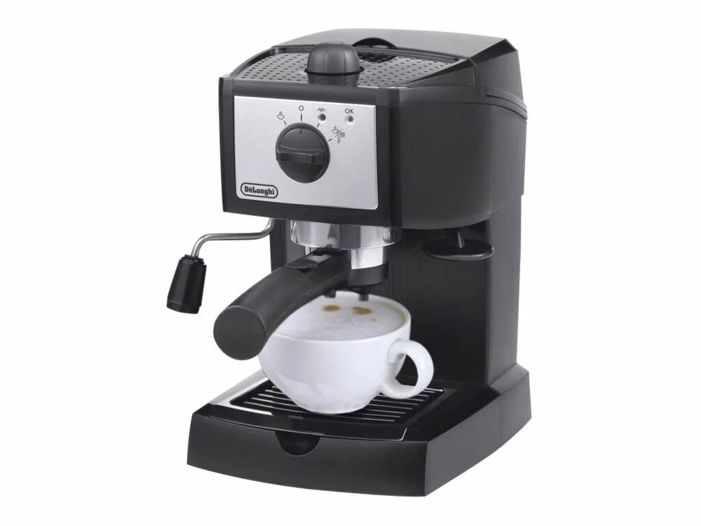 Кофемашина делонги с капучинатором инструкция видео. Delonghi кофеварка рожковая ec221.b. кофемашина delonghi ec 220 cd. кофемашина delonghi ec 221. кофеварка делонги рожковая с капучинатором.