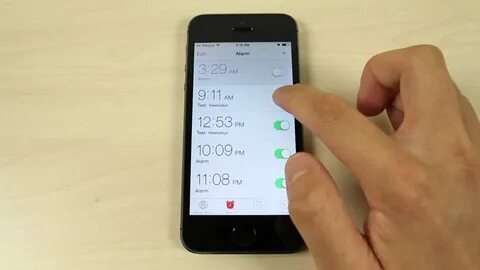 Set alarm