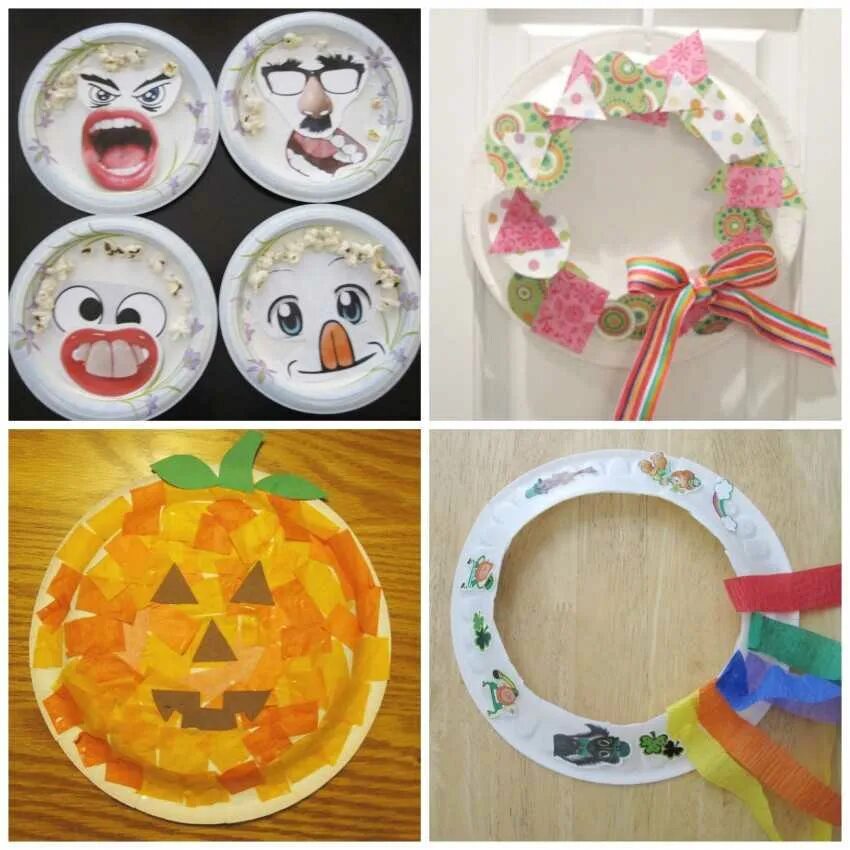 Зайчик из бумажных тарелок. Что можно сделать из тарелок. Из одноразовых тарелок. Поделки из тарелок. Что можно сделать из тарелок.