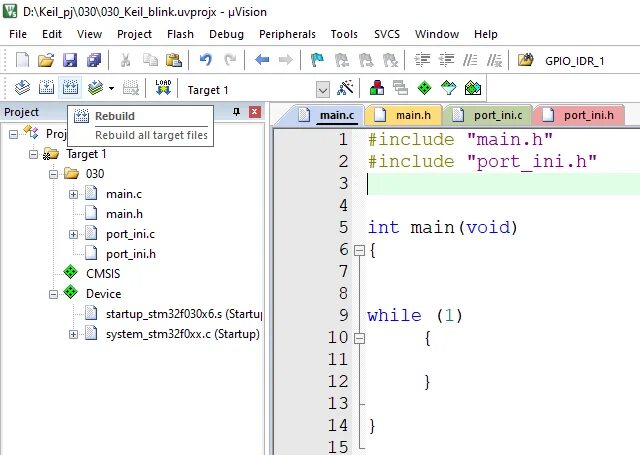 Keil debug. Keil debug