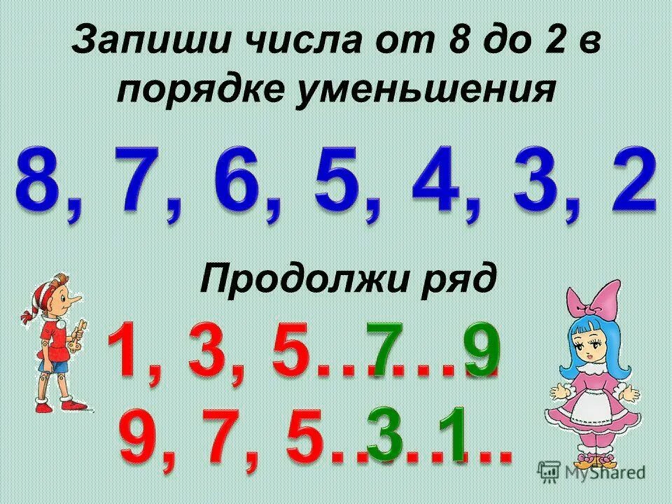 Запиши числа в порядке уменьшения. Числа второго десятка 1 класс. Цифры в порядке убывания. Запиши число в котором 1 дес. Записываем числа 2 класс.