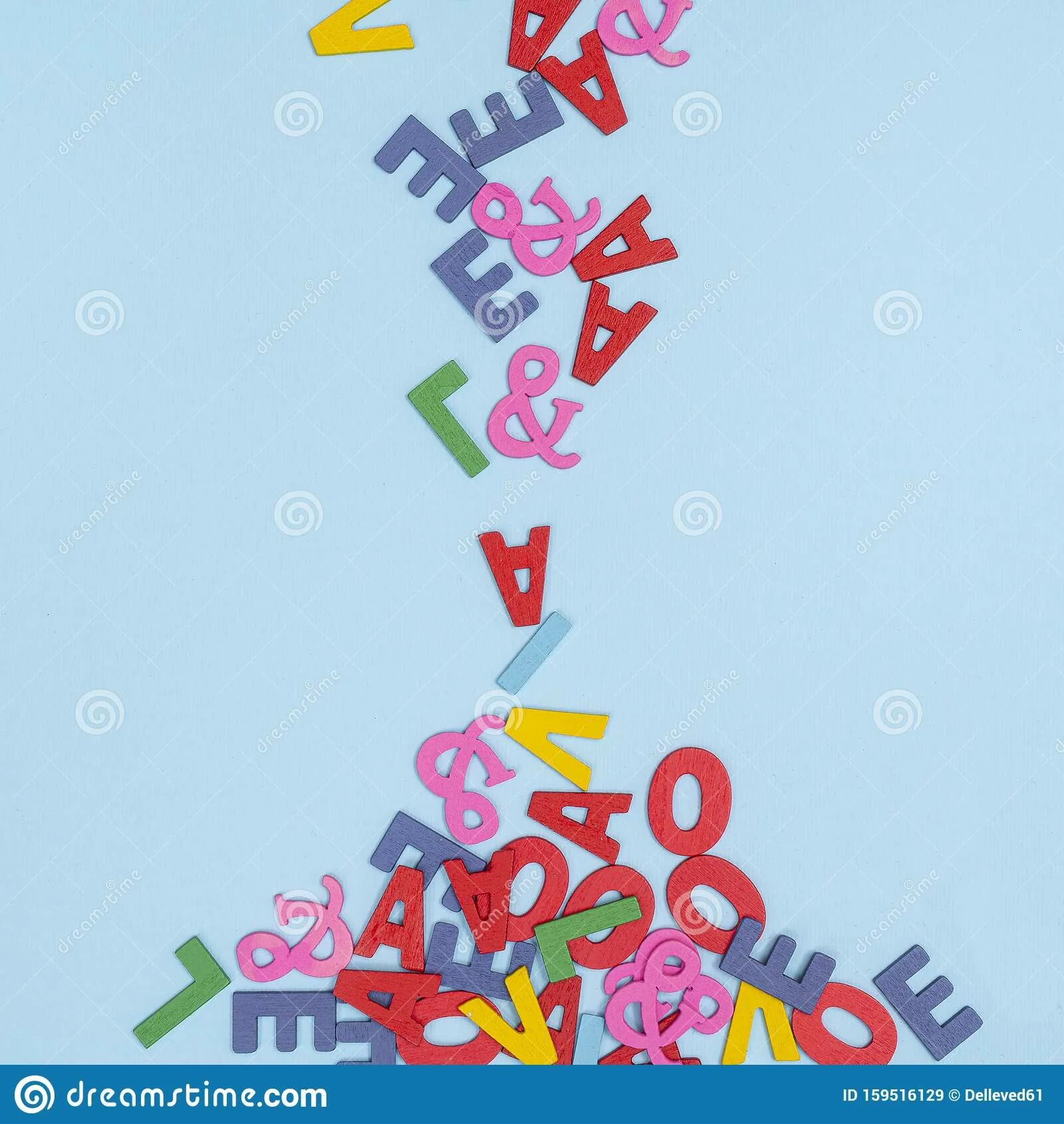Falling letters
