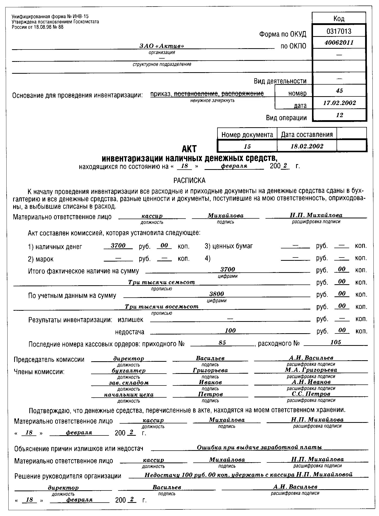 Форма 22 инвентаризация. Акт о результатах инвентаризации в бюджетном учреждении образец. Инв 22 инвентаризация кассы образец. Форма акта инвентаризации основных средств образец РБ. Акт инвентаризации наличных денежных средств инв 13.