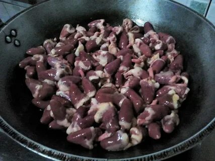 Вкусное куриное сердце