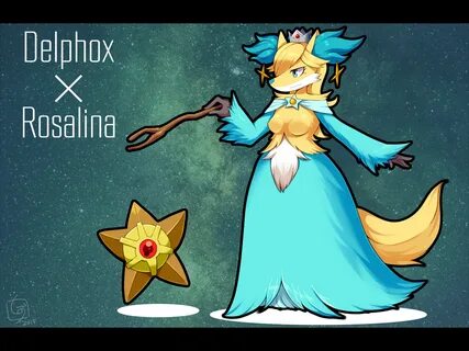 Delphox x Rosalina Pokefication / Pokefied Characters.