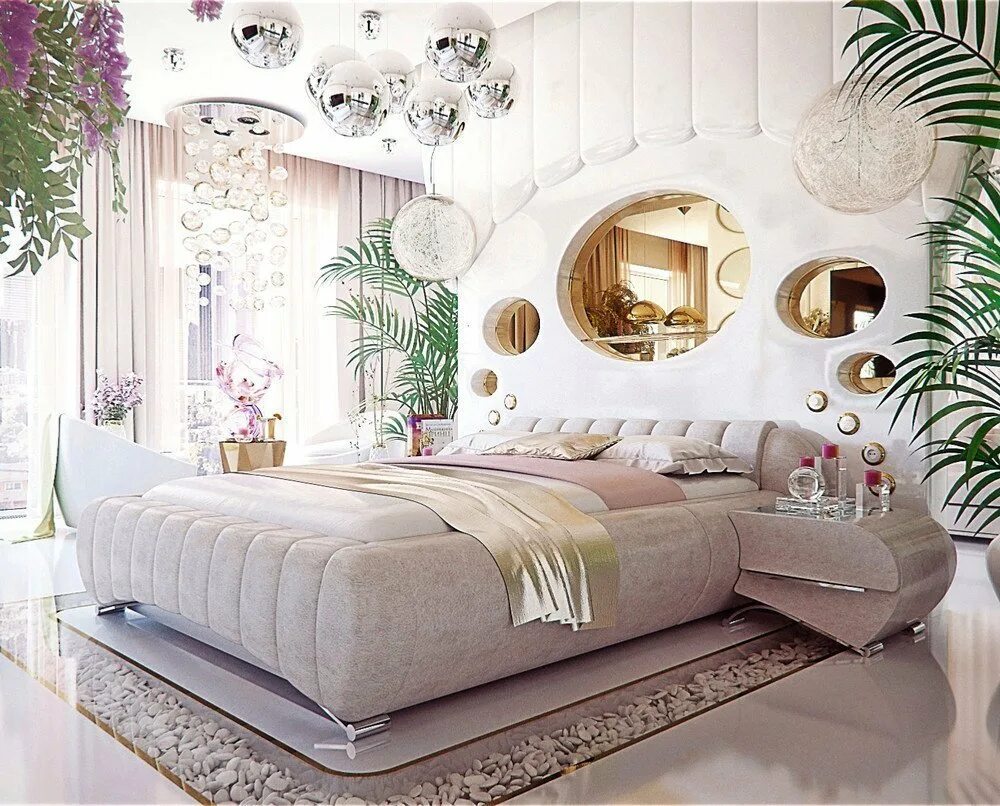 Дизайн комнате красиво фото. Шикарная спальня. Красивый интерьер спальни. Роскошный интерьер спальни. Стильная спальня.