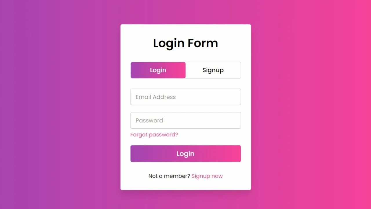 Registration login