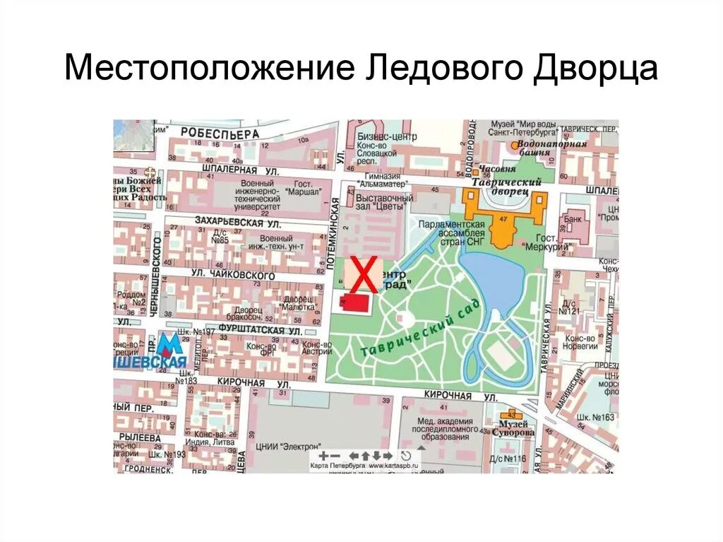 Площадь советов карта