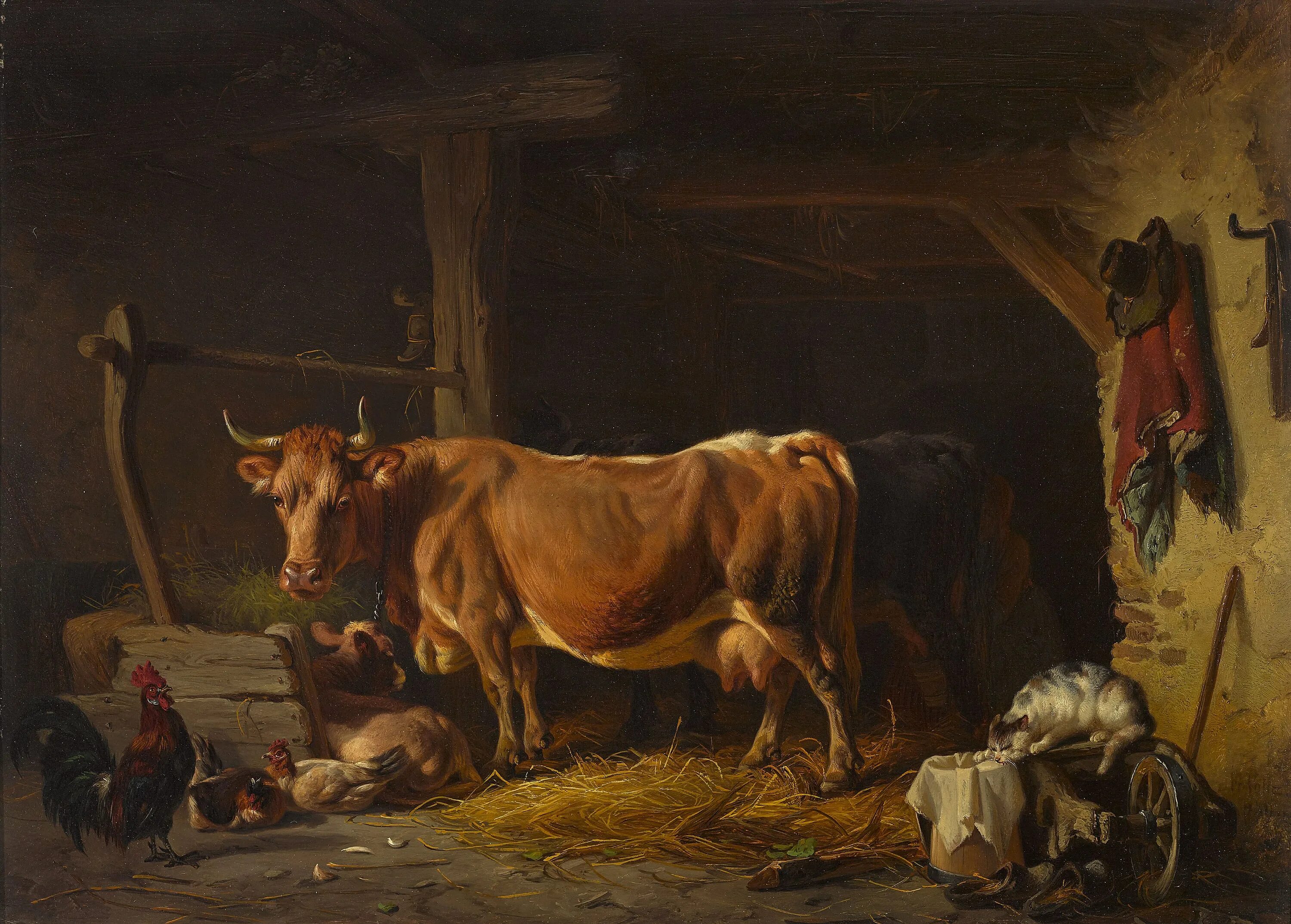 Хлев в стиле барокко. Овчарня хлев. Johann friedrich voltz /картины. Хлев овец коз баранов. Эдгар хант картина скотный двор.