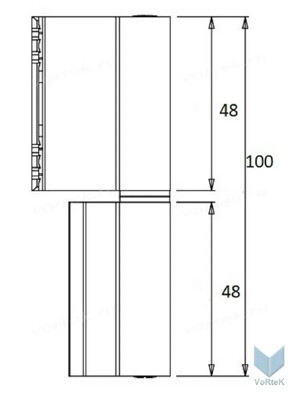 Петля дверная 7bi/40. 7bi/40 петля дверная для проведал PROVEDAL. Bi 40