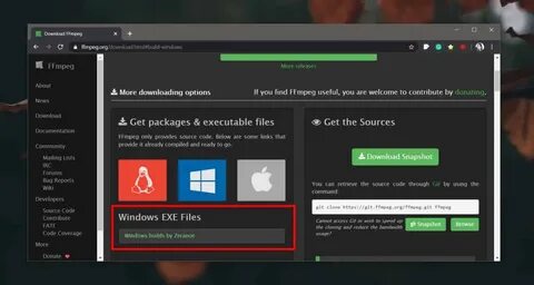 Система не обнаружила ffmpeg dll