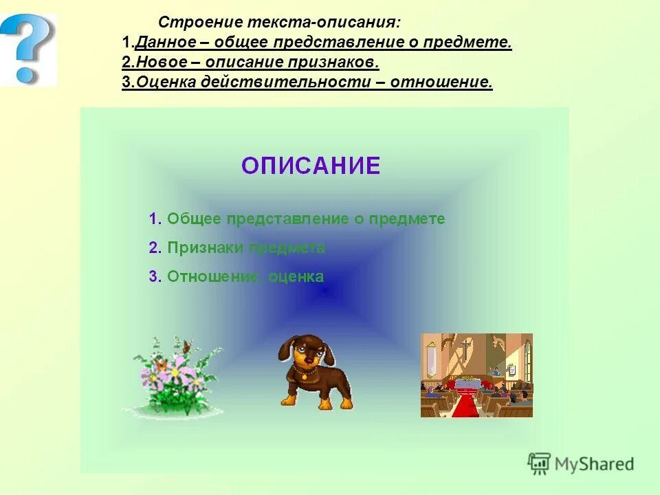 Текст описание предмета 2 класс. Строение текста описание. Строение текста типа описания. Текст описание. Строение текста типа описания предмета.