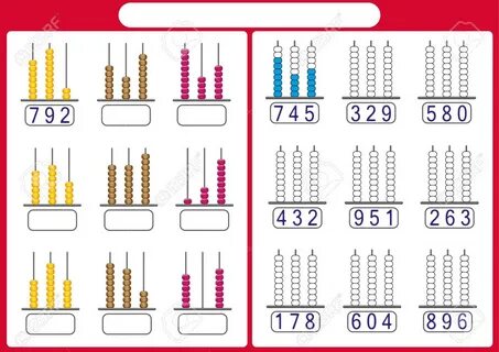 Abacus maths worksheets