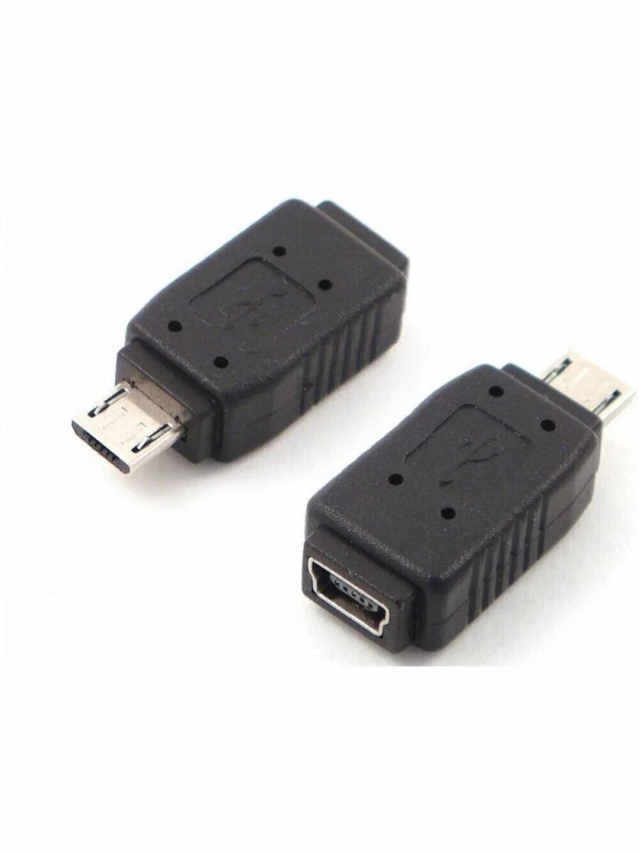 Mini USB-F - Micro USB-M. Переходник с мини юсб на микро. Переходник адаптер USB MINIUSB. Micro USB F - Micro USB F.