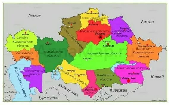 Казахстан на карте. Карта Казахстана с городами. Столица Казахстана на карте Казахстана. Актобе Казахстан на карте.