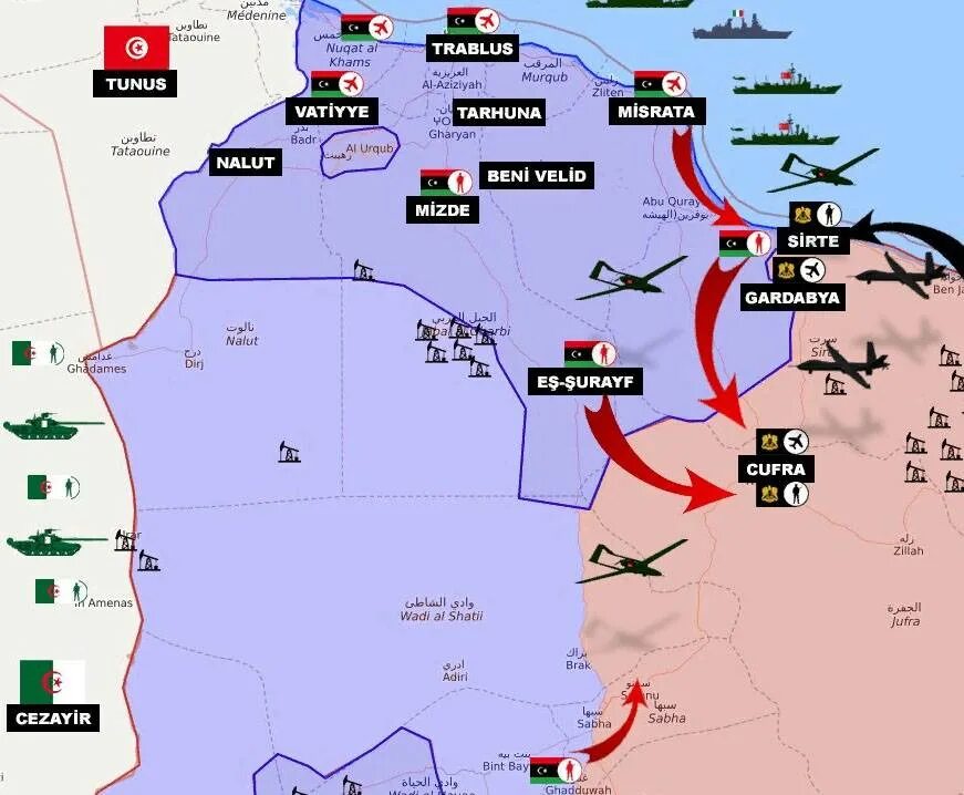 Линия военной операции. Ливия карта боевых. Ливия карта боевых действий 2020. Фронт в Ливии. Карта боевых действий в Ливии.