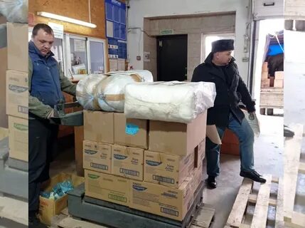 Отправили гуманитарный груз