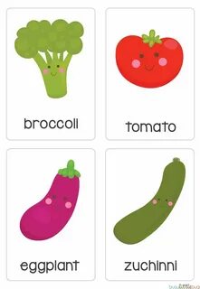 Vegetables flashcards