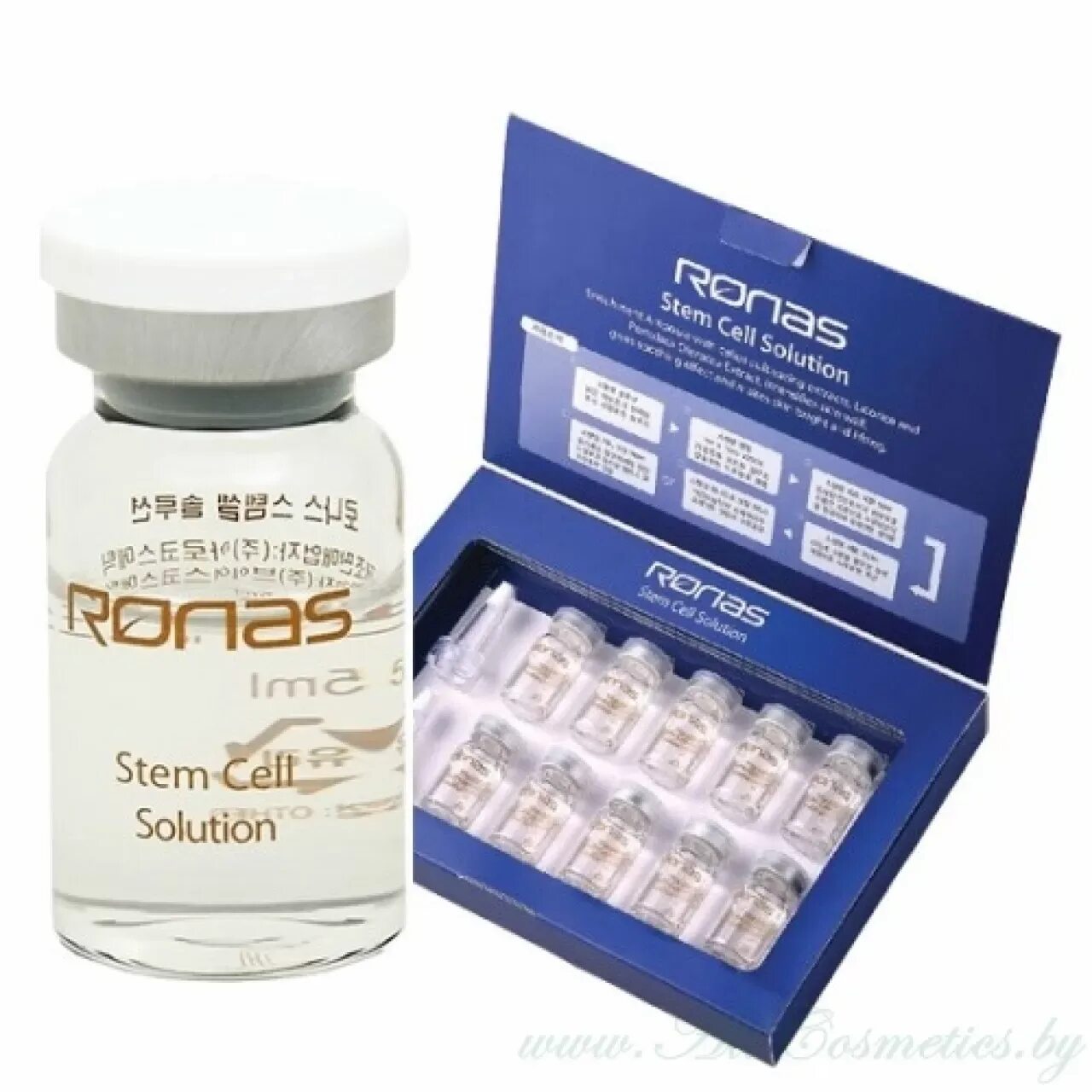 Cell solutions. Ронас косметика. набор корейский со стволовыми клетками. stem cell сыворотка красная. stem cell hydro cream ronas.