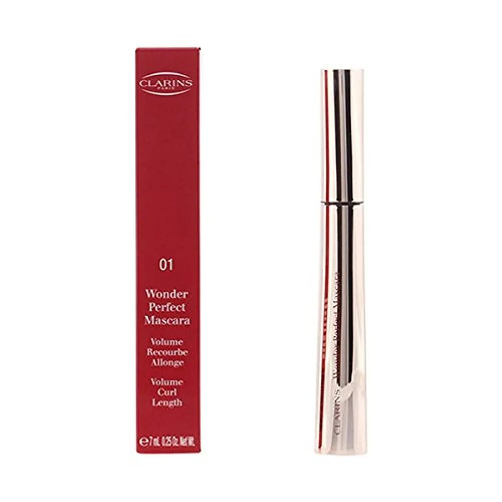 Тушь wonder perfect. Clarins Wonder perfect Mascara. Тушь кларанс Перфект. Тушь Clarins intense Black 01. Вандер Перфект маскара кларанс.