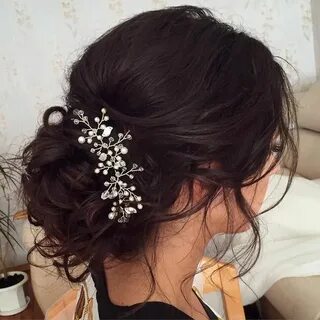 Прически на темные волосы