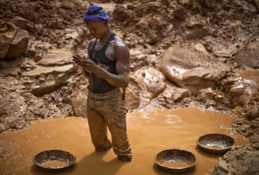 Конго золотодобыча. Добываем золото. Золото Африки. Золотодобыча в Африке.