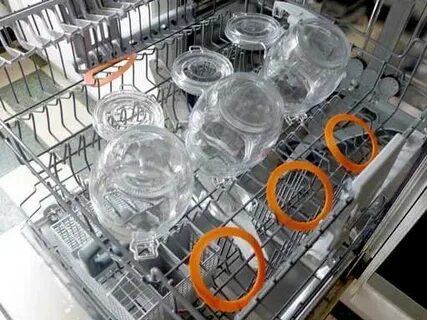 Банки в посудомоечной машине