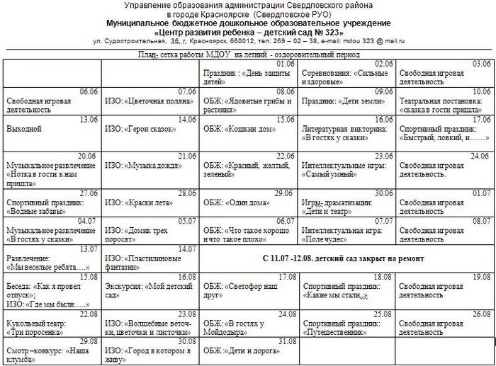 Норма часов воспитателя детского сада