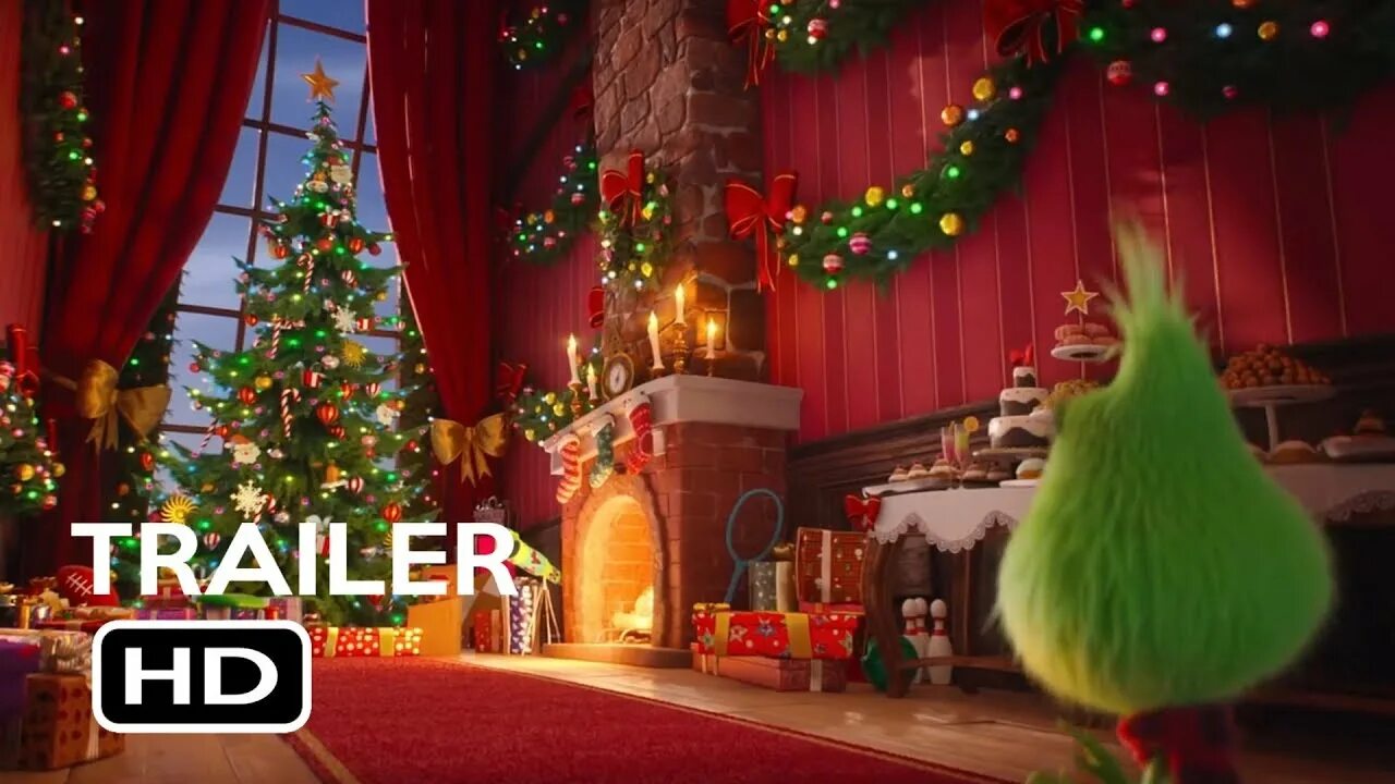 Stealing Christmas Presents Scene The Grinch (2018) - YouTube