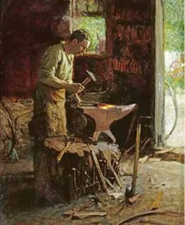 Картина кузнец