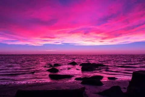 Pink Sunset Wallpaper.