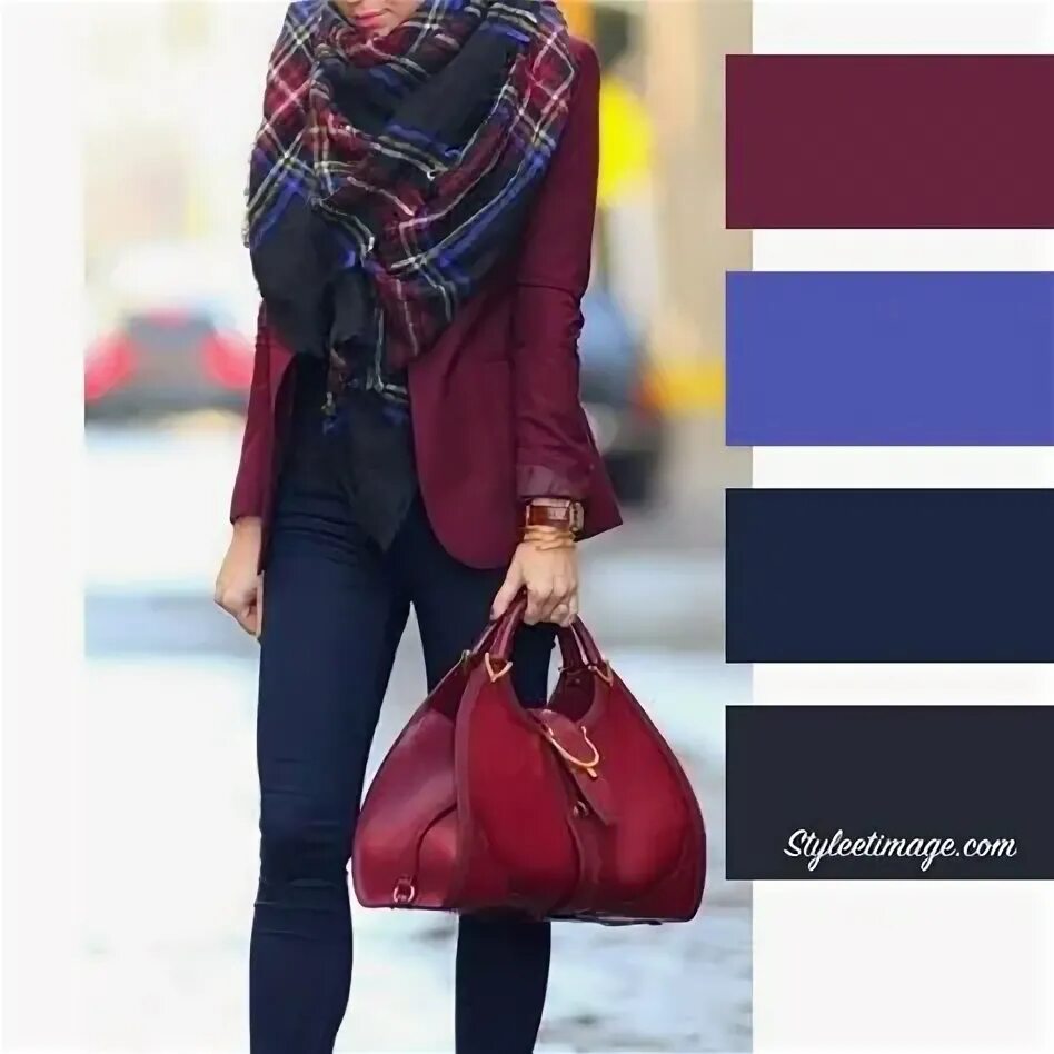 бордовый_марсала_вишнёвый_тёмно-красный с беж_нюд_телесным Colorful fashion, Chi