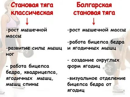 Отличие становой от румынской
