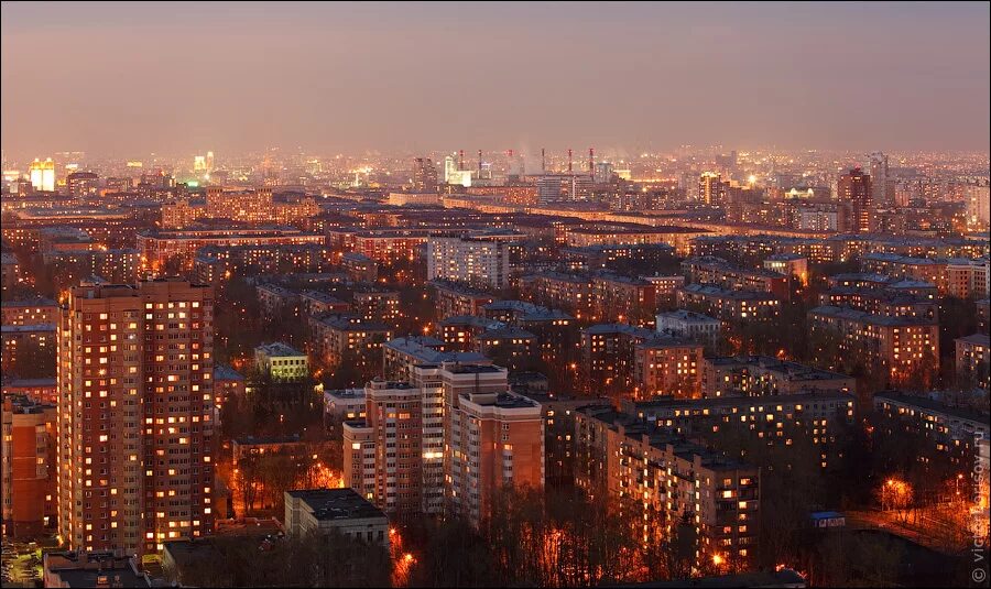 31 этаж. Столица проспект вернадского. вид с 31 этажа.