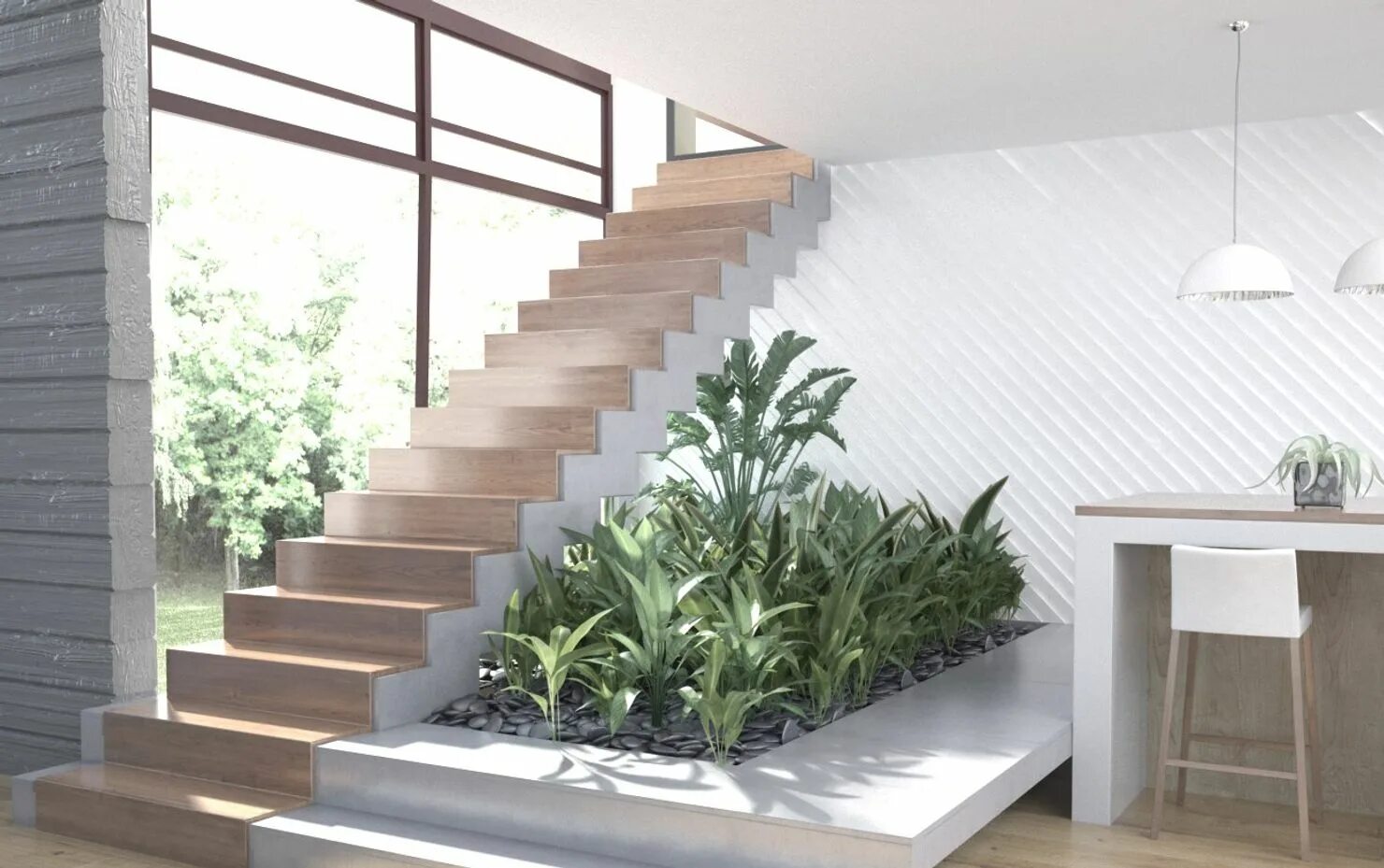 Кухня под лестницей. Студия ступеньки. Двухэтажный дом с высокими потолками. Лестница в студии. Студия лестниц в дом.