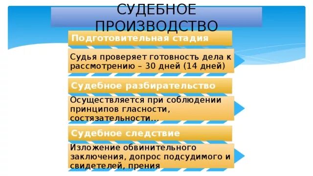 Общество судебное производство. Подготовительная стадия судебного производства. Подготовительная стадия 30 дней- 14 дней-. Подготовительная стадия судебного разбирательства. Этапы прохождения дела в суде.