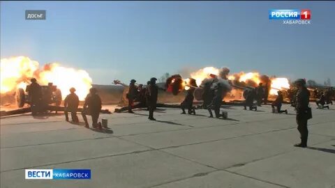 Салют в хабаровске 9 мая