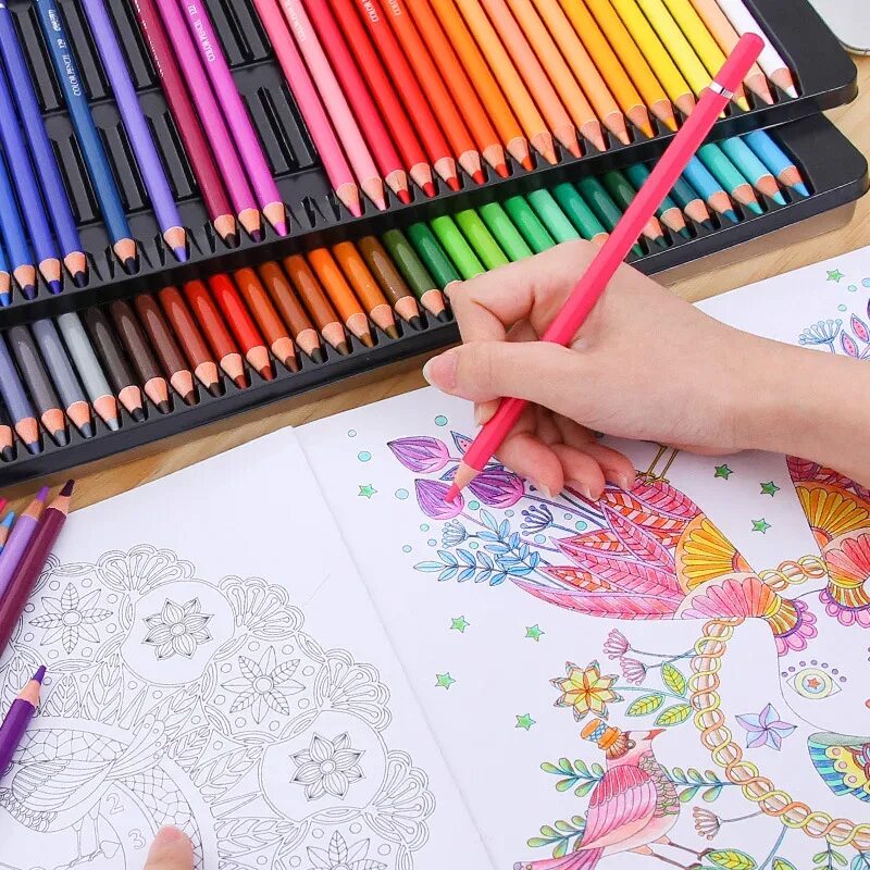 Карандаши цветные задания. Цветные карандаши Дели 72 цвета. Карандаши Deli 72. Рисование цветными карандашами. Рисование цветными карандашами для детей.