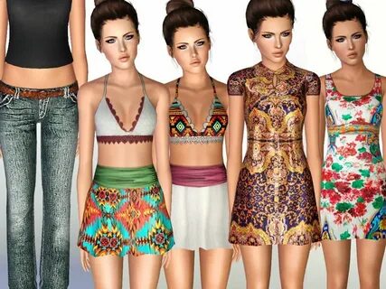 Создать новую модель одежды sims