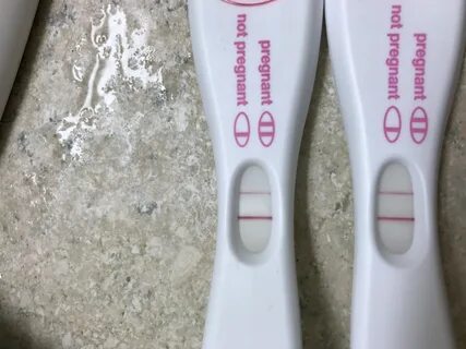 One Pregnancy Test Positive One Negative